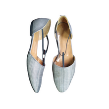 Load image into Gallery viewer, Giorgio Armani Silk Pointy Toe D&#39; Orsay  Flats
