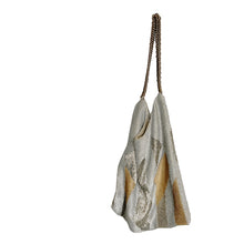 Load image into Gallery viewer, Salvaged NoWa by Narai, Silk Georgette Beaded Droopy Shoulder Chain Strap Bag
