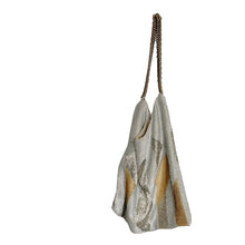 Load image into Gallery viewer, Salvaged NoWa by Narai, Silk Georgette Beaded Droopy Shoulder Chain Strap Bag