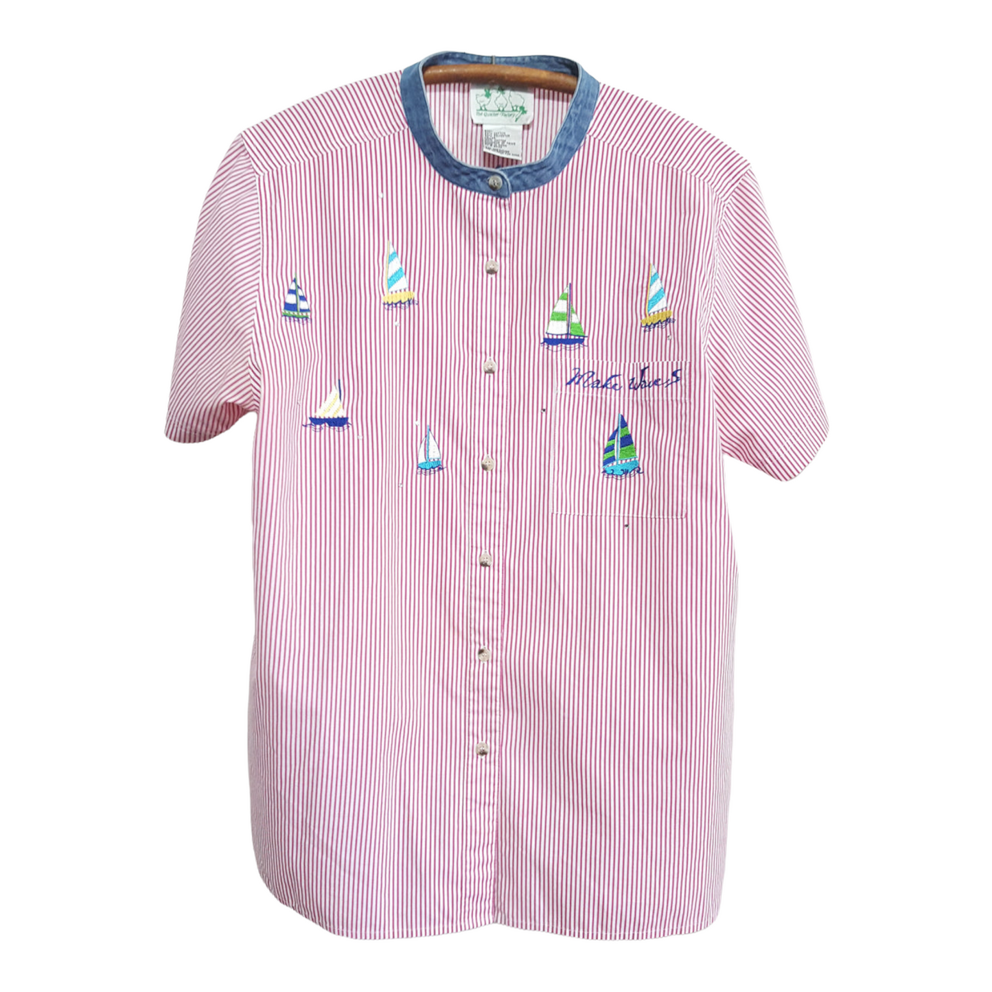 80s The Quaker Factory Shirt sz. M