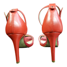 Load image into Gallery viewer, Aquatalia Red Irina Heels Size  8
