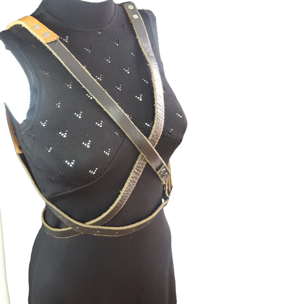 Leather Harness Belt