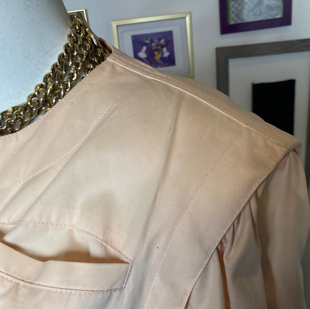Vintage 80s Escada by SRB Pale Pink Jumpsuit