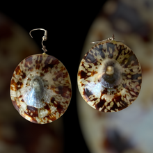 Load image into Gallery viewer, Phillippine Natural Limpet Earrings_Lucille Golden_Vintage
