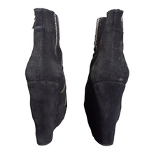 Load image into Gallery viewer, The Kooples Suede and Leather Quilted Zip Ankle Booties size 37
