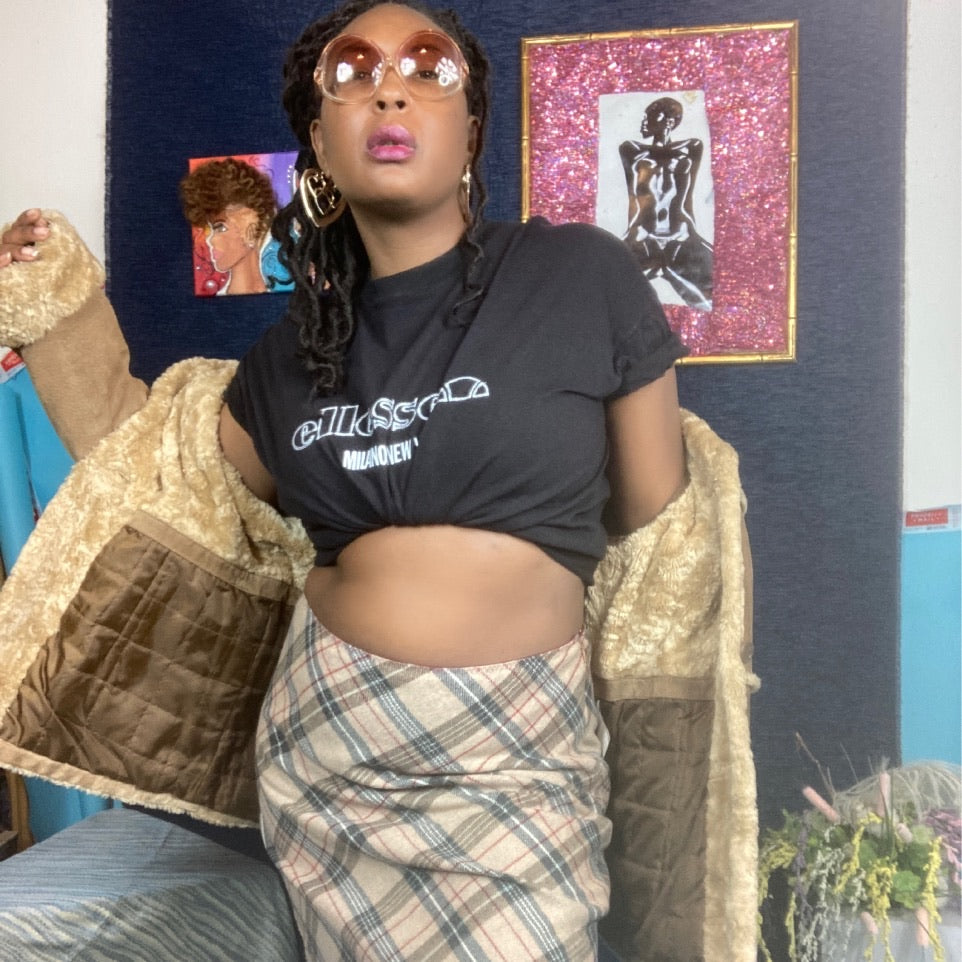 90s Black Ellesse T Shirt Size XL