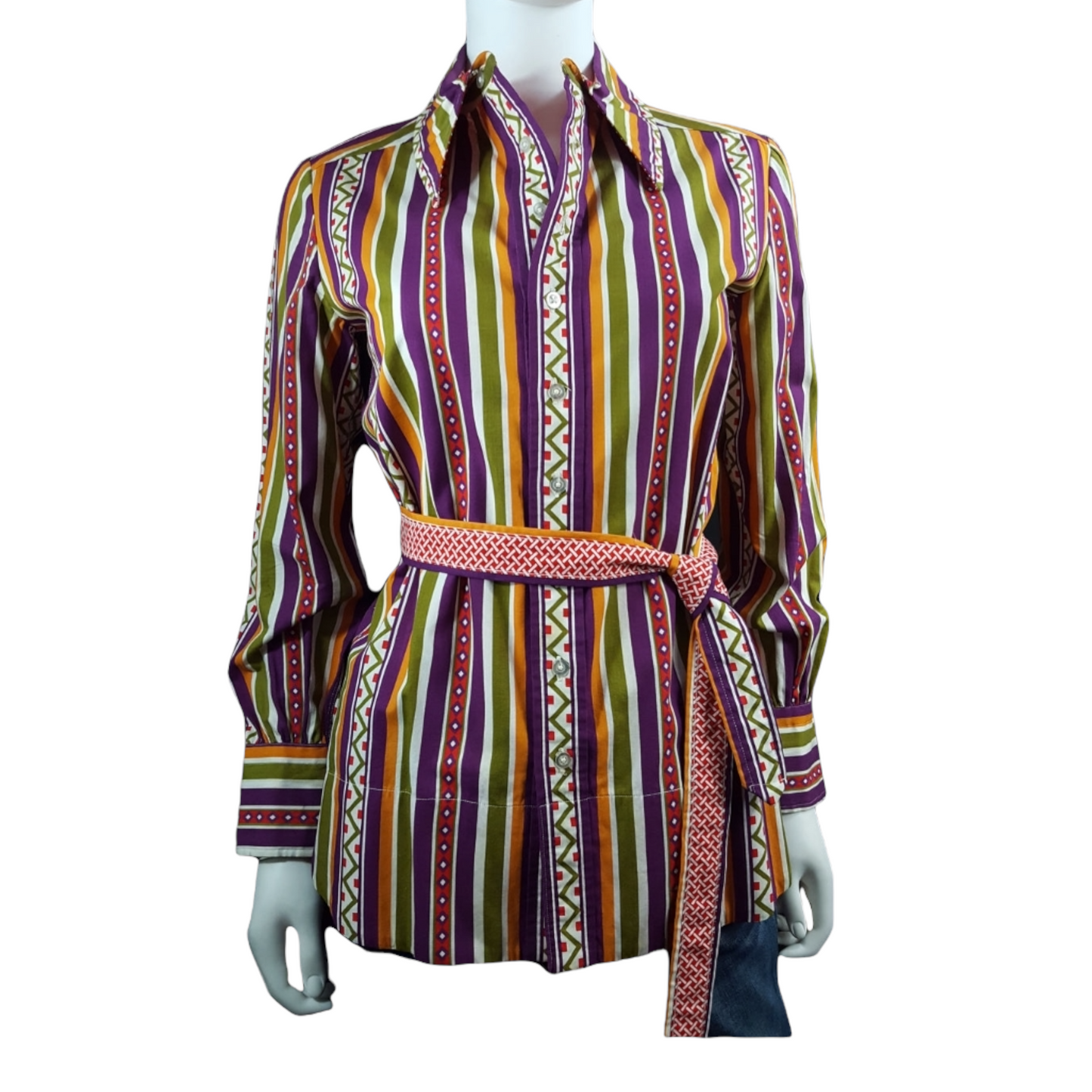 70s Beene Bazaar Button Down Shirt  size 12