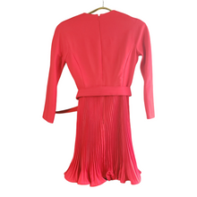 Load image into Gallery viewer, Scaasi Bergdorf Goodman Red Pleated Dress Size S
