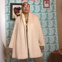 Load image into Gallery viewer, Vintage Wool &amp; Mohair Swing Coat Size 8
