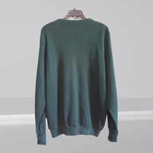 Load image into Gallery viewer, 90&#39;s Green  Izod Cardigan, Sz L
