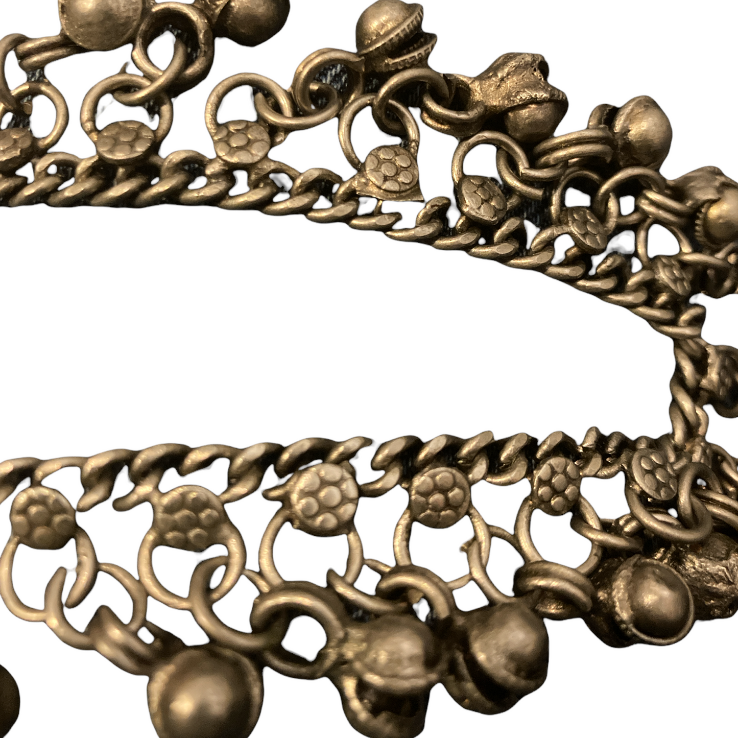 Vintage Silver Charm Bracelet