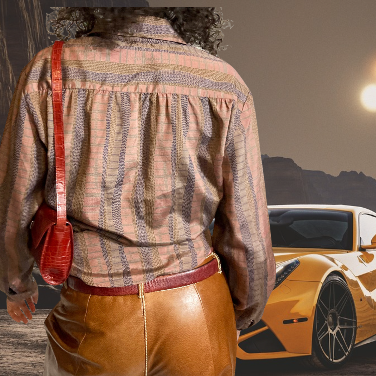 Tucci Vintage 1960s Silk Blouse Size S