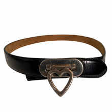 Load image into Gallery viewer, Vintage Moschino Heart Buckle Belt