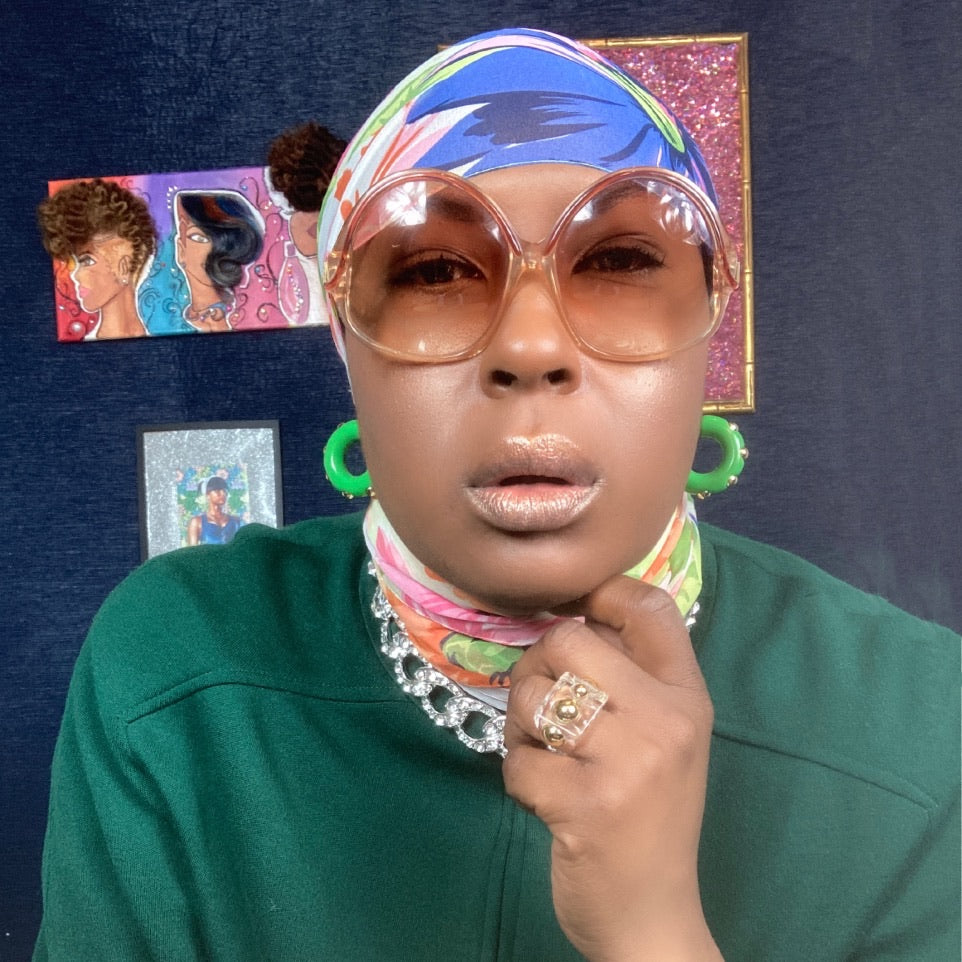 Image Gang_Jade_Earrings_Lucille Golden_Vintage_Black Owned Brands