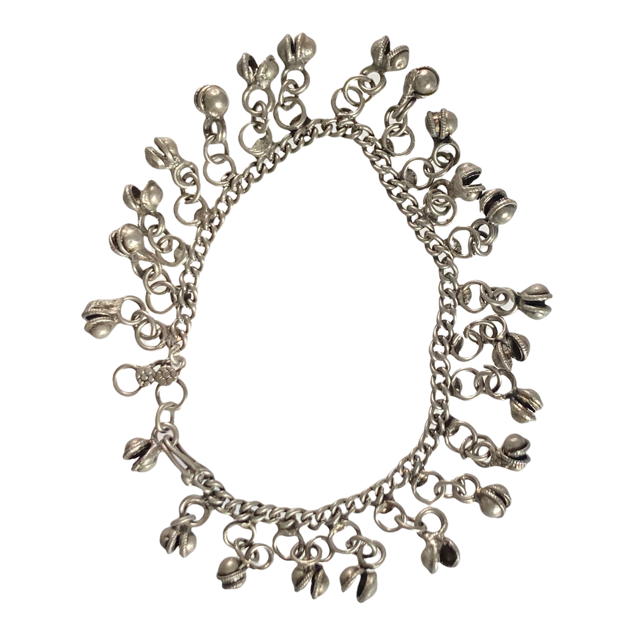 Vintage Silver Charm Bracelet