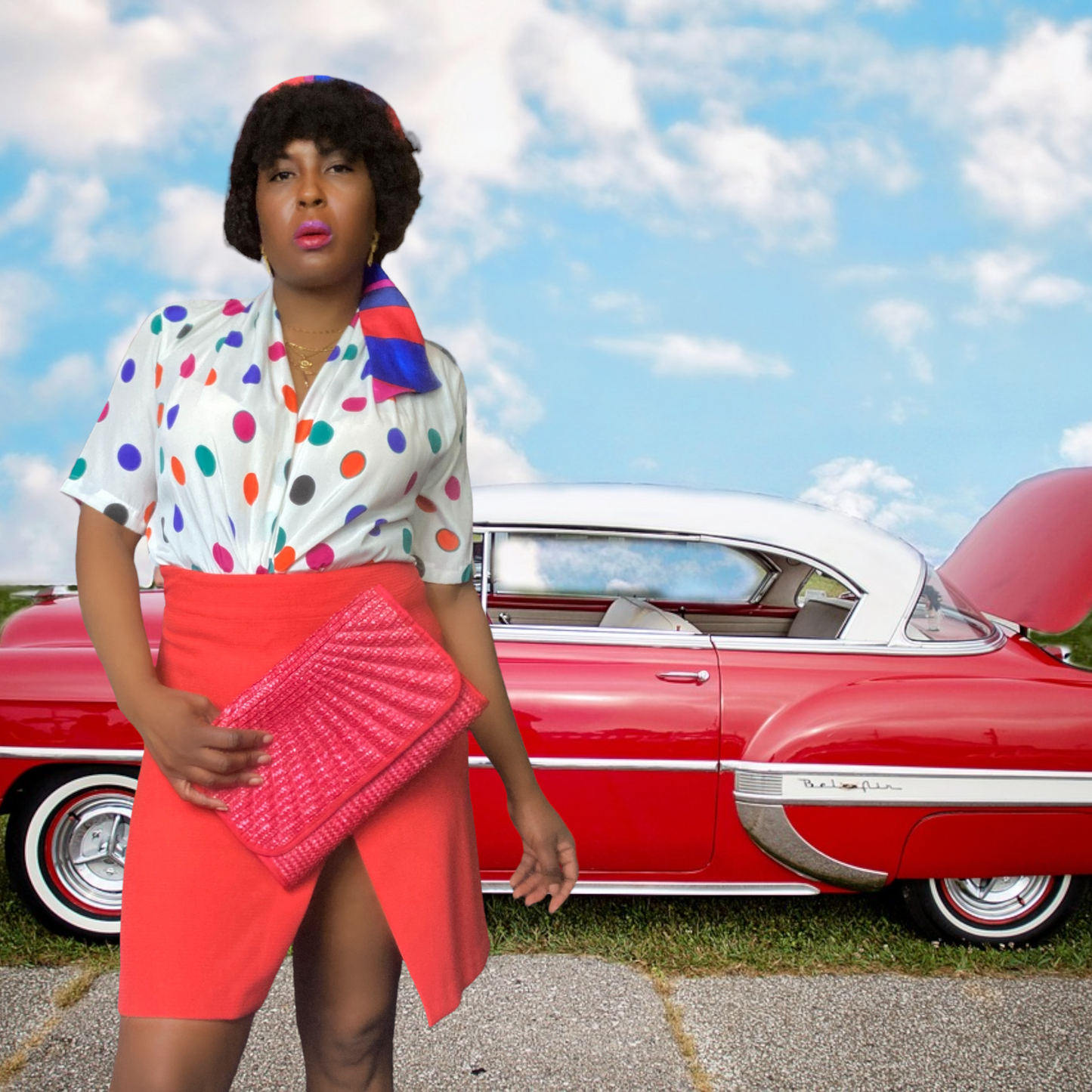 Nicola Polka Dot Blouse sz. M