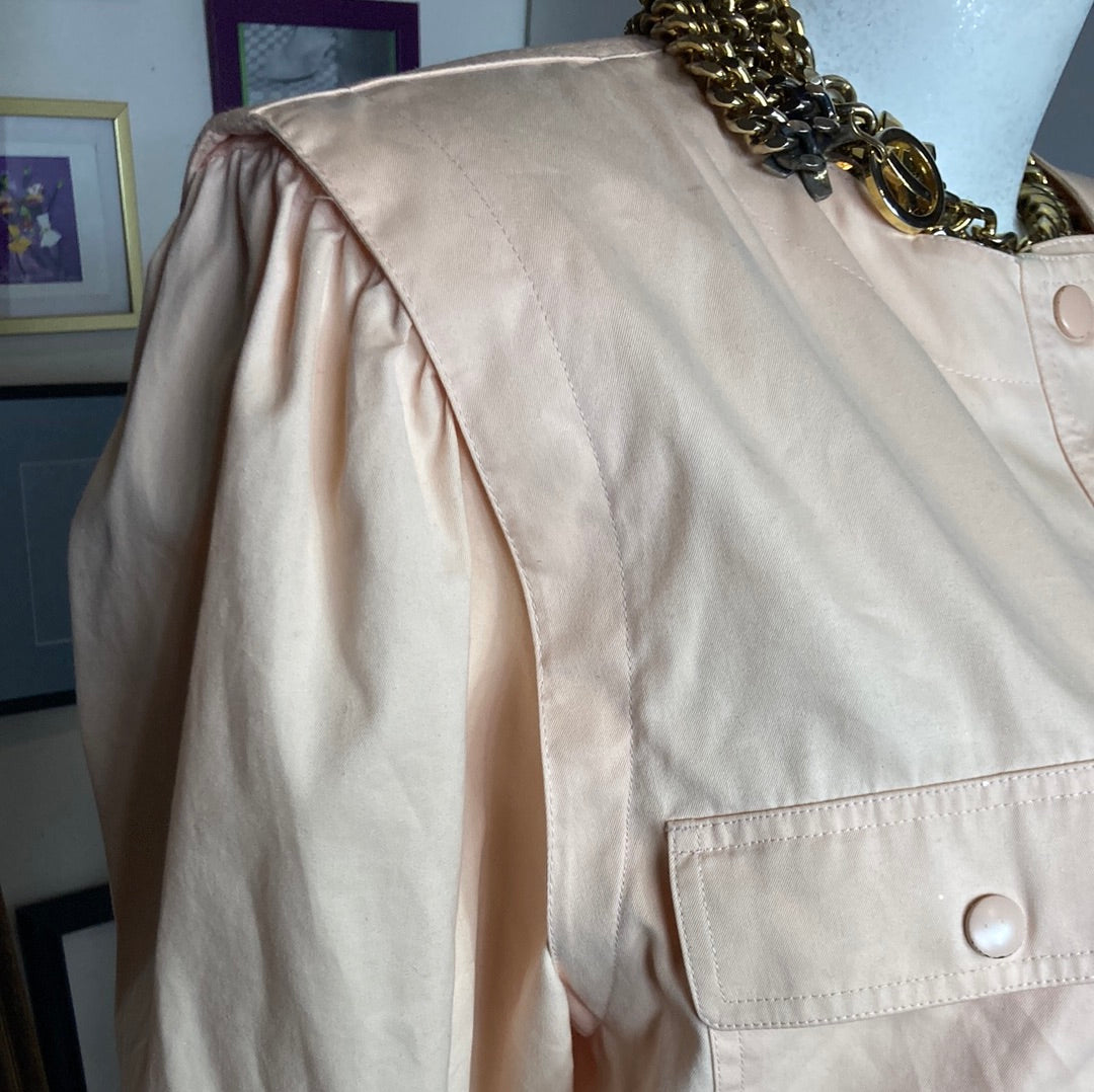 Vintage 80s Escada by SRB Pale Pink Jumpsuit