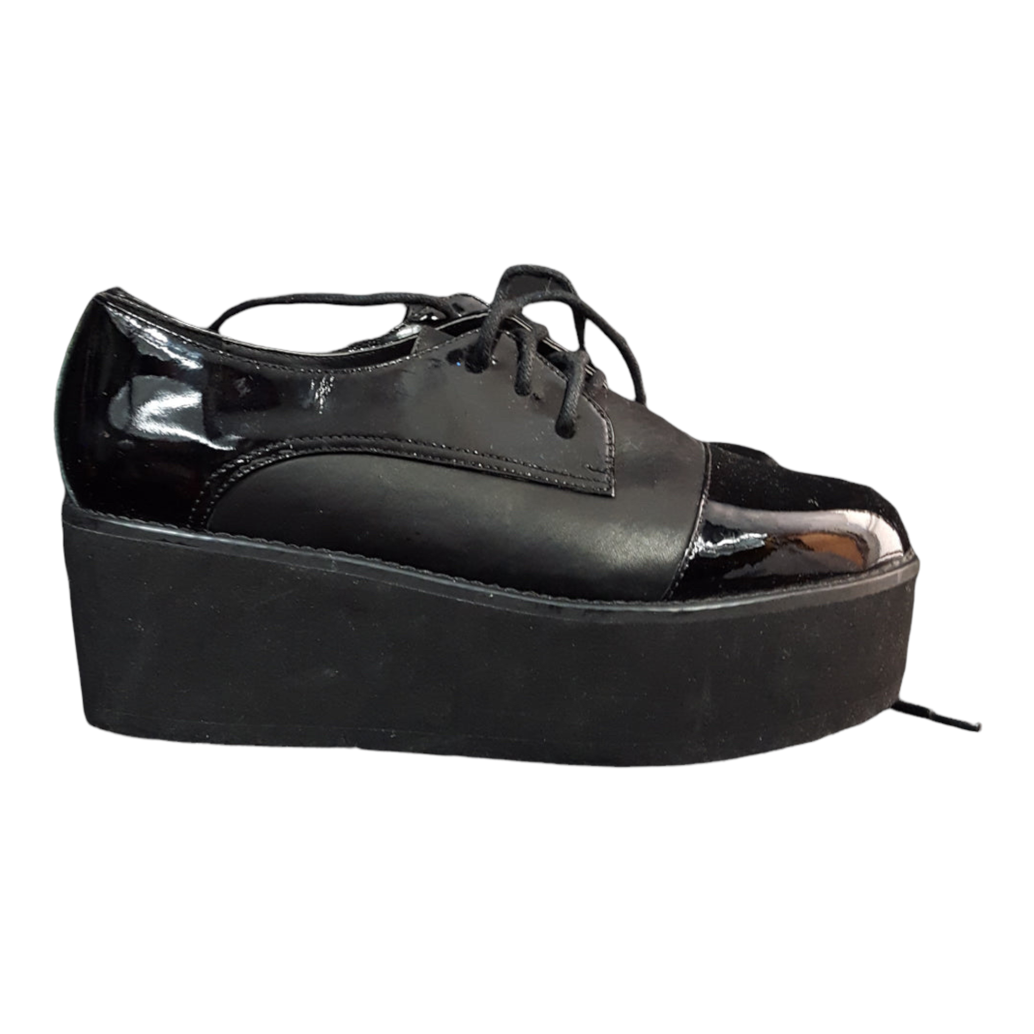 Steve Madden Patent Leather Flatforms Heels size 6