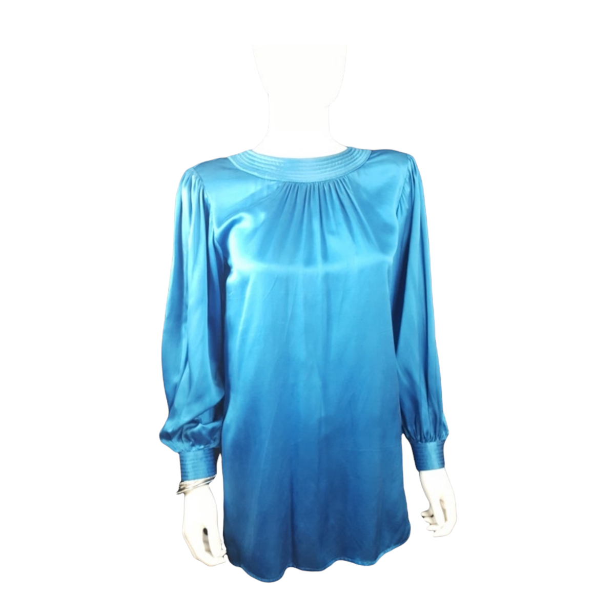 Pierre Cardin Bishop Sleeve Silk Blouse sz. M