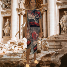 Load image into Gallery viewer, Jean Paul Gaultier Maille Classique Paris Vintage Tatoo Sheer Mesh Print Scarf/Dress
