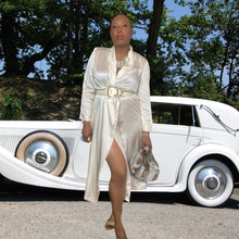 Load image into Gallery viewer, Chambers Silk Robe Size L
