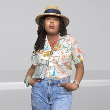 Load image into Gallery viewer, Bahamas MFG. Co Print Shirt.Size M
