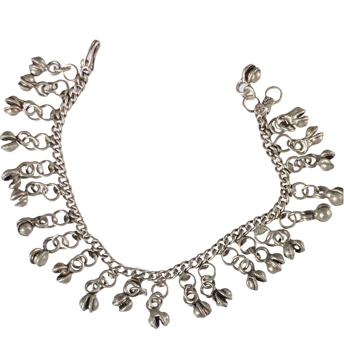 Vintage Silver Charm Bracelet