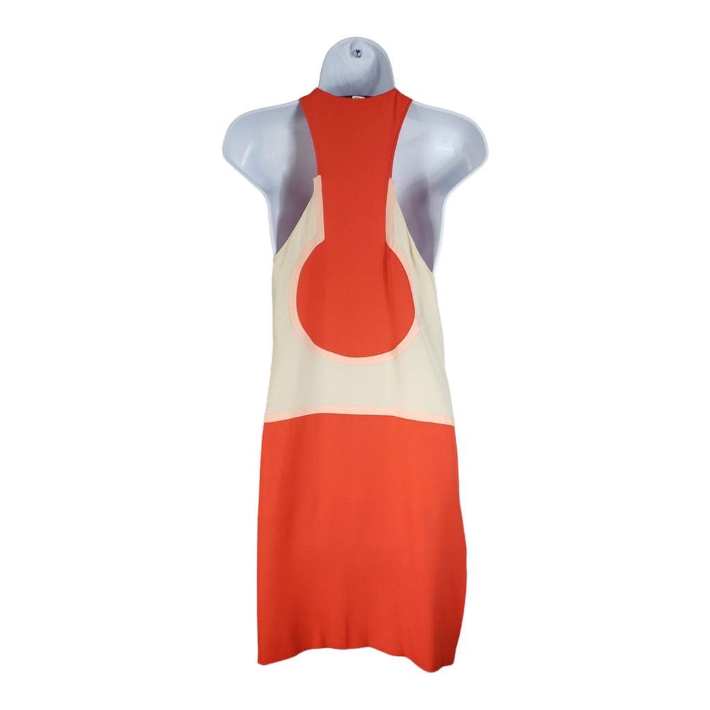 DvF Silk MOD Color Block Geometric Mini Dress/Tunic Size 2