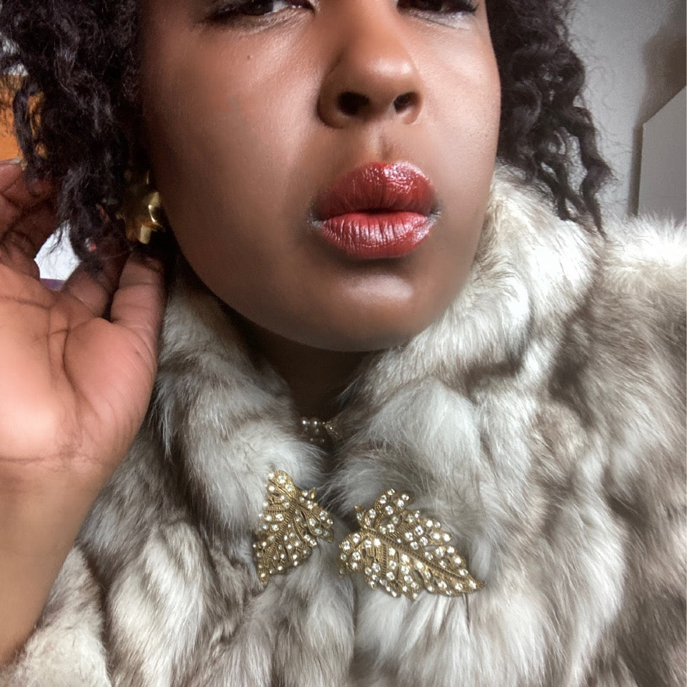 Vintage Accessories _Vintage Dress Clips_Fur Clips_ Shoe Accessories_Lucille Golden Vintage