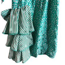 Load image into Gallery viewer, Junnie Leigh - 80s Silk Jacquard Polka Dot Print Midi Dress | Junnie Leigh - Shop Vintage Dresses