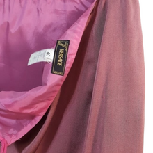 Load image into Gallery viewer, Versace Raw Silk Pink Pencil Skirt sz 40
