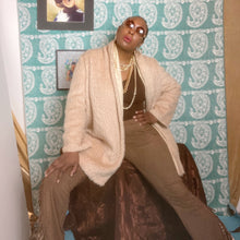 Load image into Gallery viewer, Vintage Wool &amp; Mohair Swing Coat Size 8
