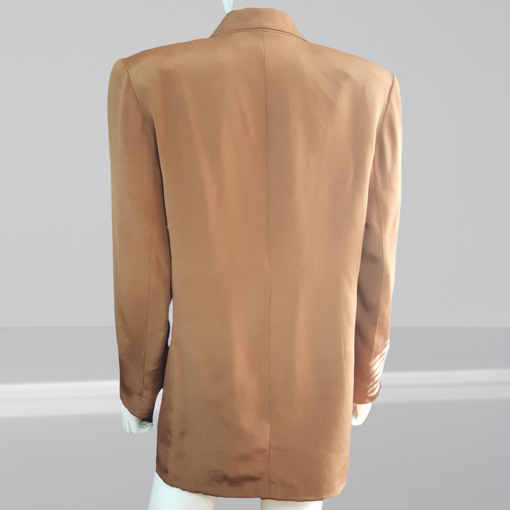 S.L Boutique ❌ Ralph Lauren Silk Boyfriend Blazer Size S