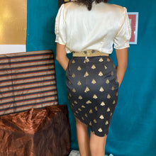 Load image into Gallery viewer, Vintage 60s Pauline Farrando Paris Creations Hand Sewn Pencil Skirt size  S