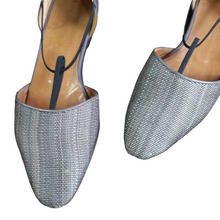 Load image into Gallery viewer, Giorgio Armani Silk Pointy Toe D&#39; Orsay  Flats
