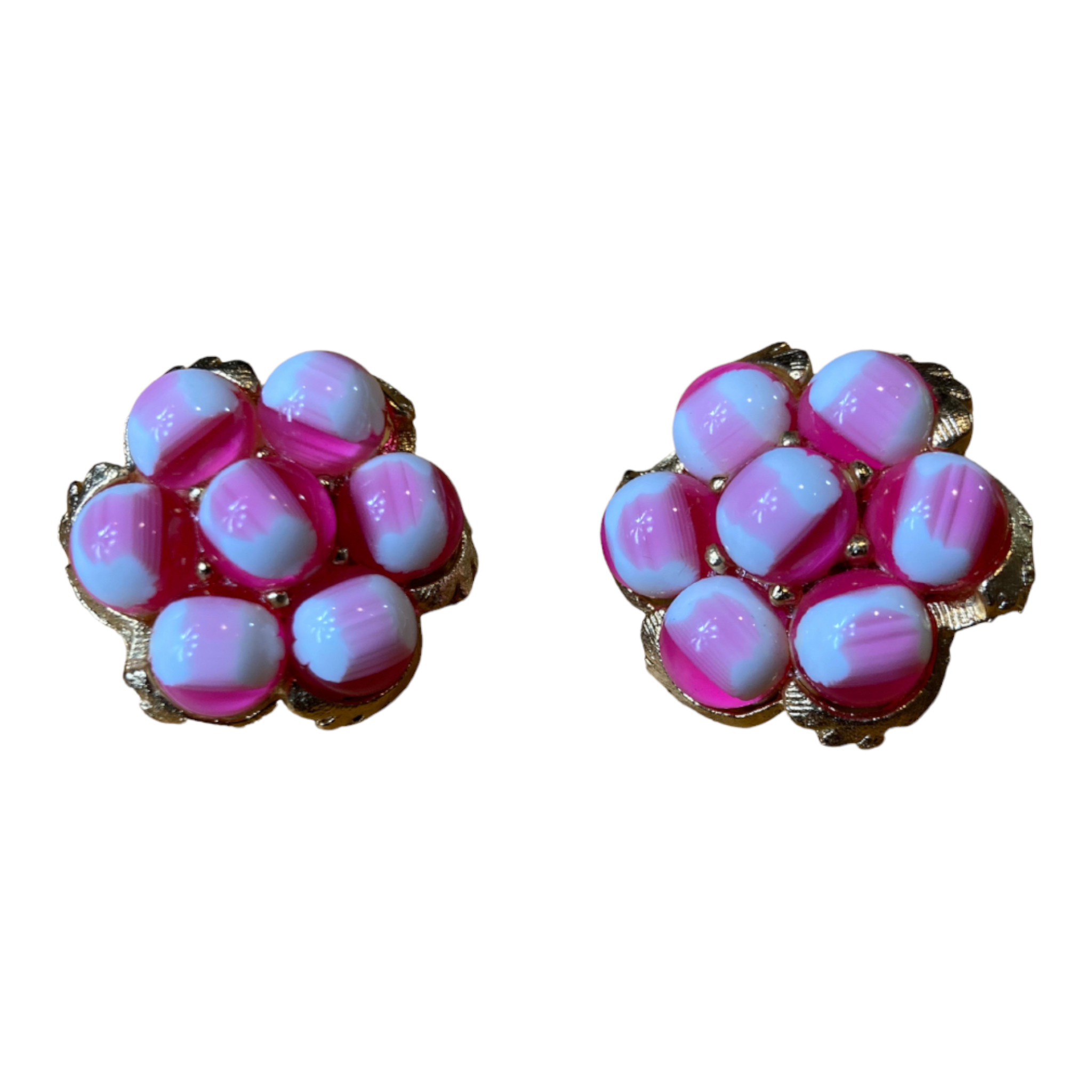 60s Clip - On Vintage Earrings