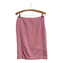 Load image into Gallery viewer, Versace Raw Silk Pink Pencil Skirt sz 40
