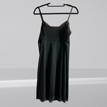 Load image into Gallery viewer, Vintage Black Slip Dress Size Large