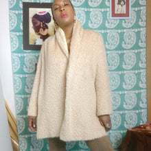 Load image into Gallery viewer, Vintage Wool &amp; Mohair Swing Coat Size 8
