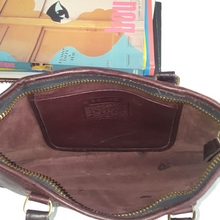 Load image into Gallery viewer, Vintage 1974 Coach Bonnie Cashin The Slim Satchel Leather Bag Eggplant
