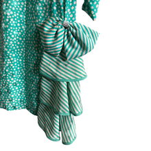 Load image into Gallery viewer, Junnie Leigh - 80s Silk Jacquard Polka Dot Print Midi Dress | Junnie Leigh - Shop Vintage Dresses
