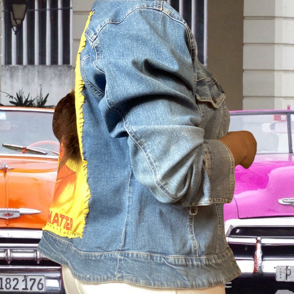 Bill Blass Denim Jacket 90s Vintage Jeans  Size XL