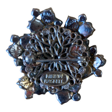 Load image into Gallery viewer, Miriam Haskell Clear Rhinestone Broach