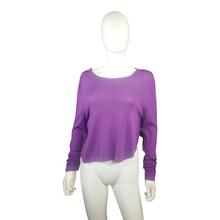 Load image into Gallery viewer, Robert Rodriguez Rounded Hem Crop Top sz. L
