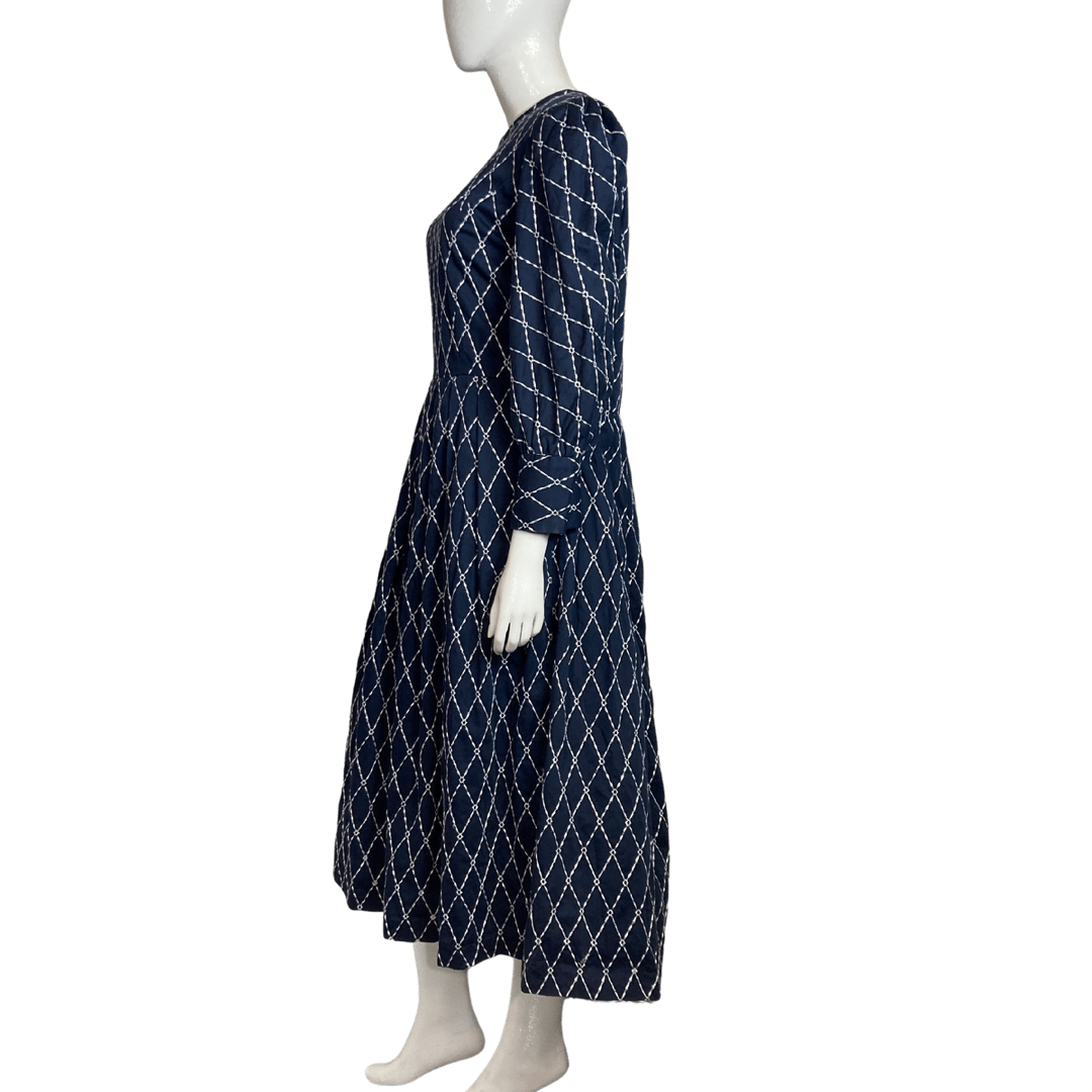 Navy Blue Vivienne Marlowe Dress Size Large