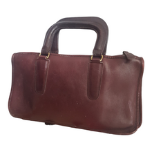 Load image into Gallery viewer, Vintage 1974 Coach Bonnie Cashin The Slim Satchel Leather Bag Eggplant
