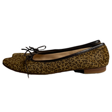 Load image into Gallery viewer, Manolo Blahnik Calf Hair Leopard Print Flats
