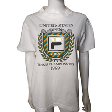 Load image into Gallery viewer, FILA US Open Tennis Championships 1989 Vintage Tee Shirt - Size M
