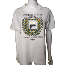 Load image into Gallery viewer, FILA US Open Tennis Championships 1989 Vintage Tee Shirt - Size M