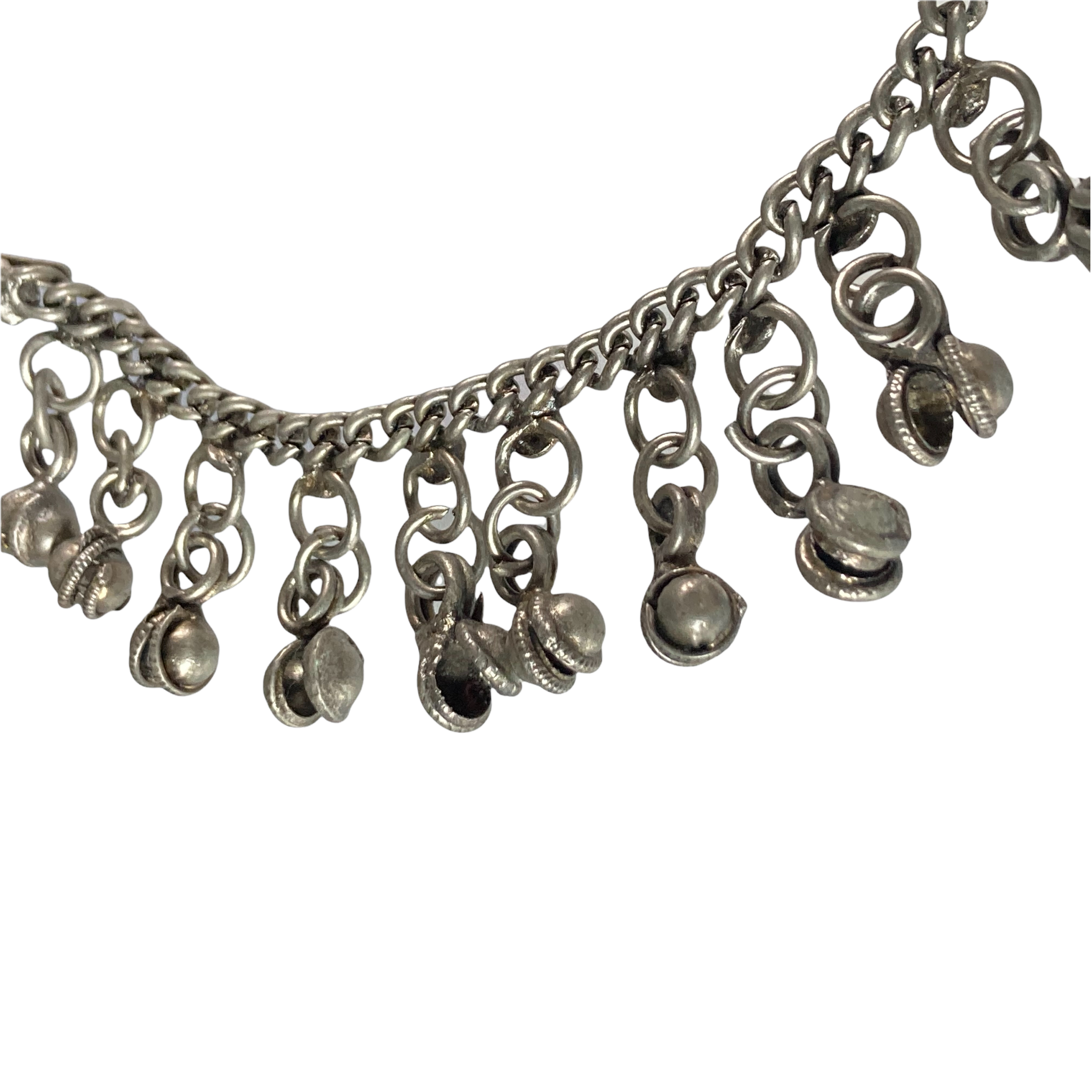 Vintage Silver Charm Bracelet